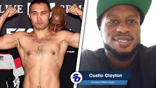 CUSTIO CLAYTON: Lipinets WANTS A FIGHT but MY IQ will play a big part