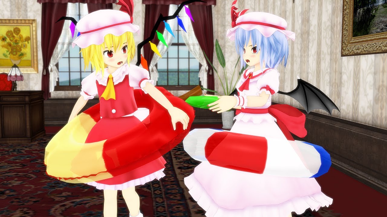 【東方MMD紙芝居】紅魔館の夏休み