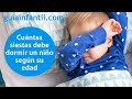 Cuántas siestas necesitan dormir los niños según su edad y cuándo quitarlas | Sueño infantil