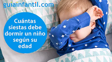 ¿Cuántas siestas debe hacer un niño de 8 meses?