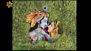 Decoupage Wall  Mural Tutorial   Radha - Krishna  | Symbol of Love & Devotion