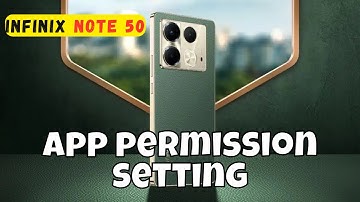 App permission setting infinix Note 50 || How to set app permissions || App settings #infinix