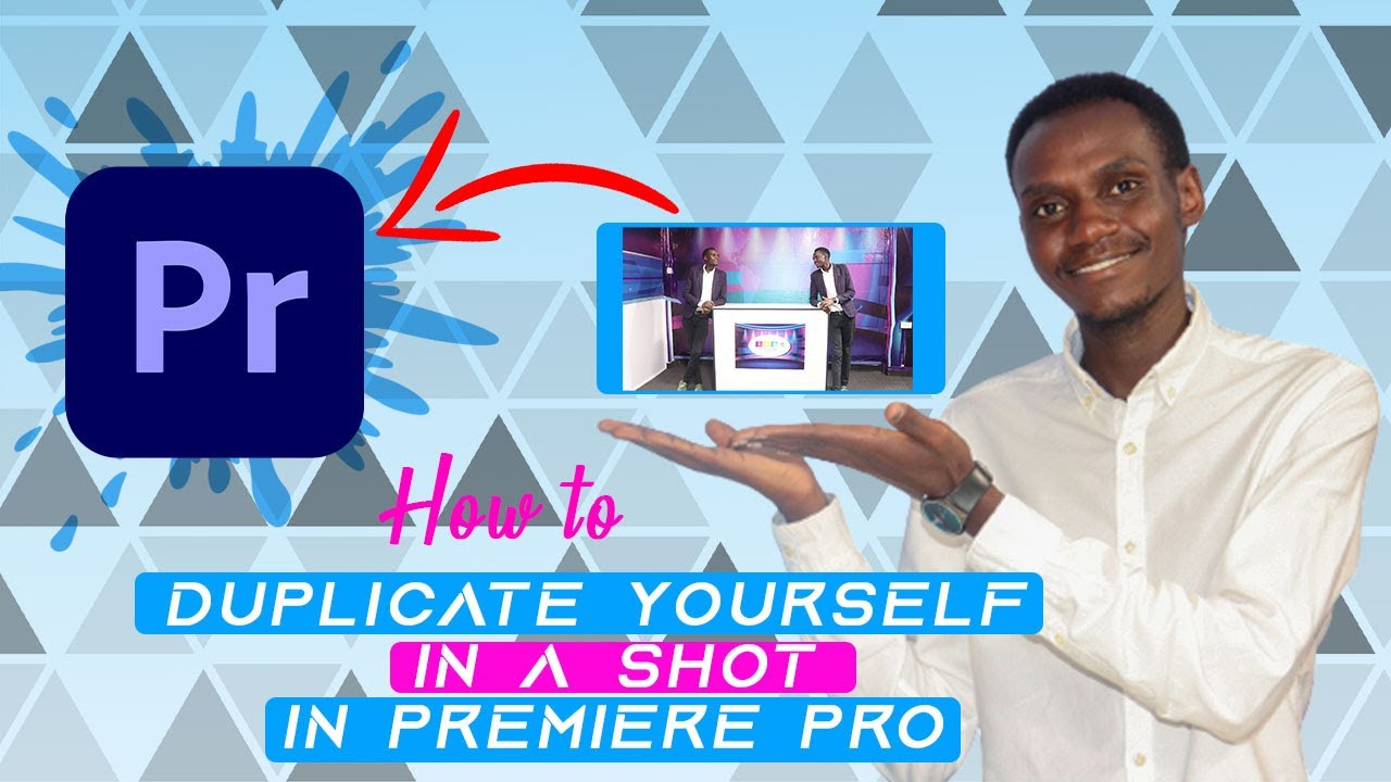 How to duplicate a character in a shot in Premiere Pro - YouTube