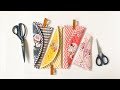 Crepe Case for Scissors | Scissor Case | Notions Pouch | How to attach Snap Fasteners