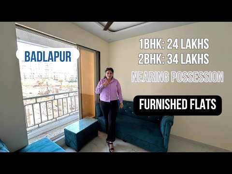 Call: 8055855866 | 1 & 2 BHK Flats starting ₹24 Lakhs in Badlapur | Furnished Flats | 50+ Amenities