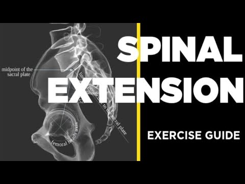 SPINAL EXTENSION EXERCISE GUIDE @ultraextremefit - YouTube
