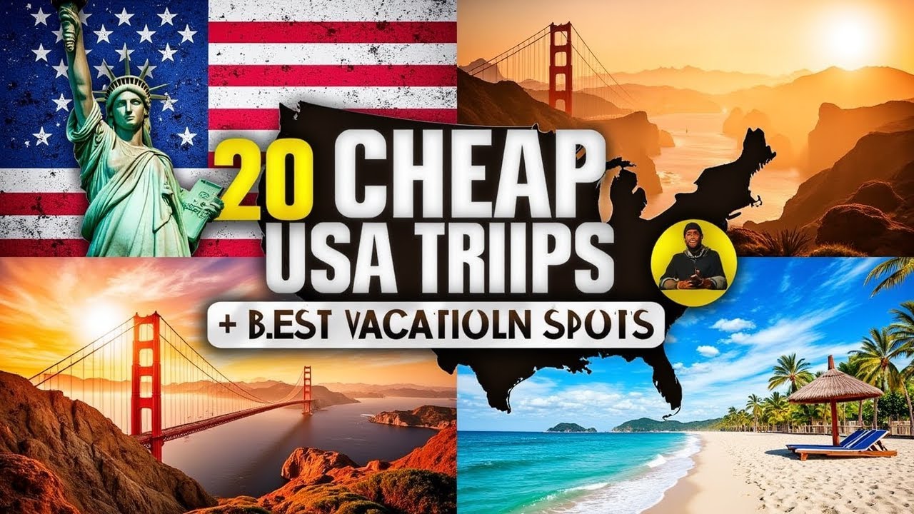 Top 20 Cheap Places to Visit in the USA 2025 | Best Vacation Spots