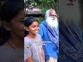 Isha Home School Student Gets a Hug from Sadhguru