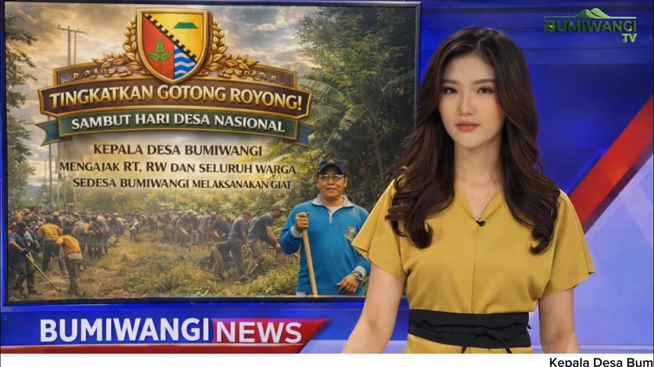 KEPALA DESA BUMIWANGI TURUN TANGAN ! WARGA DESA BUMIWANGI DIGUNCANG KERJA BAKTI MASSAL, KEC. CIPARAY