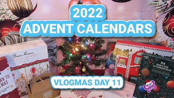 Day 11 - Opening 10 ADVENT CALENDARS!  Vlogmas Day 11! #leighshome