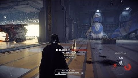 The most disrespectful way to end a lightsaber duel