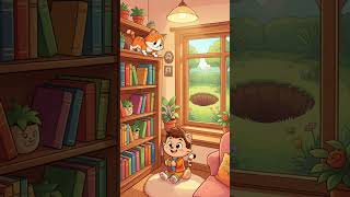 Smart Cat 🐈in food save funny cat story dog 🐕help 🤗 #animatedcat #animateddog #funny #fatorangecat