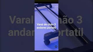 #varaldechao #varalportatil #casaorganizada #casapratica #lavanderia #organizacao #homedecor #decora