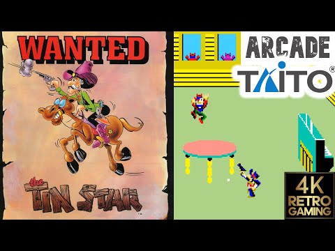 The Tin Star Arcade Taito 1983 4k Gameplay 
