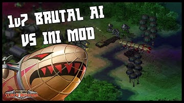 Red Alert 2 - Weather destruction - 1v7 BRUTAL AI