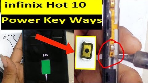infinix Hot 10 Power Key Ways / Power Baton Replacement