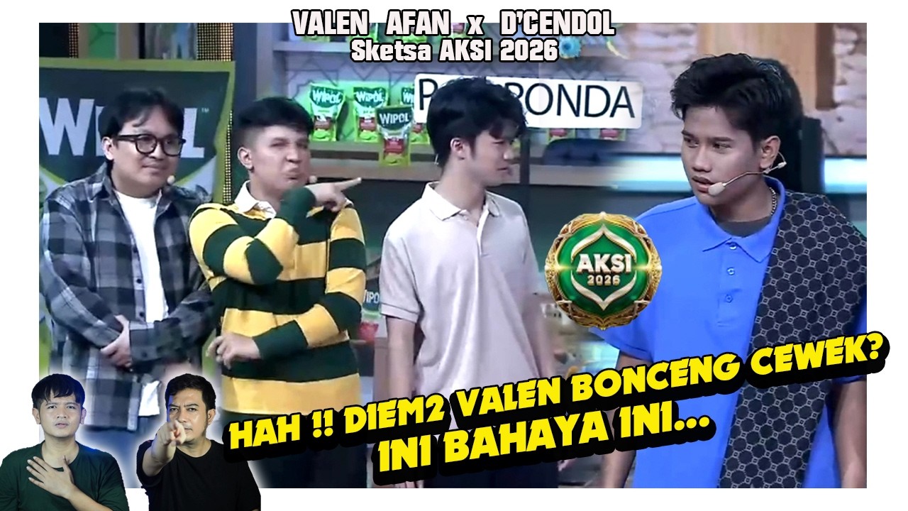 Emang iya Valen selingkuh?? Sketsa AKSI 2026 Akbar Family x D'Cendol.