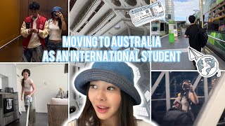 Moving to Australia as an international student  Vlog ✈