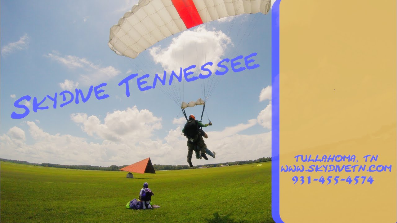 Tandem Skydive at Skydive Tennessee with Leslie Whorley from Murfreesboro, TN