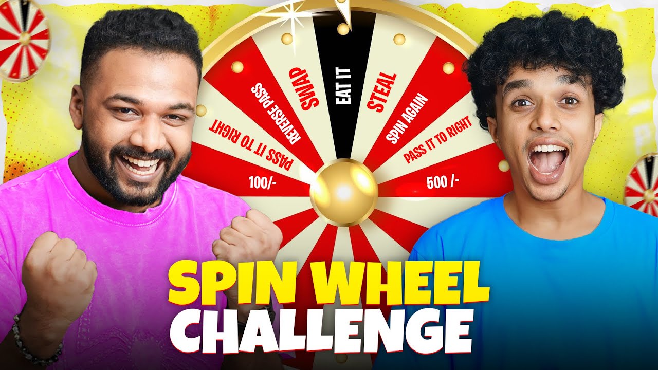 SPIN WHEEL FOOD CHALLENGE 😋 