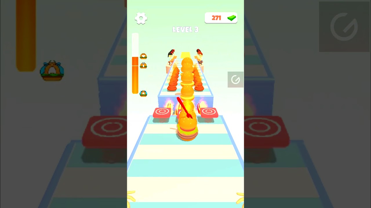 When Your Burger Has Its Own Atmosphere 🌎🍔 Burger Stack Runner 3D 3 Level