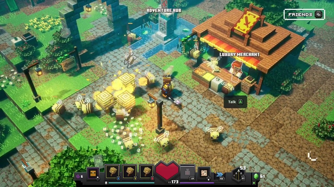 A, B, Bee, Bee, Bee, Bee, Bee - Minecraft Dungeons