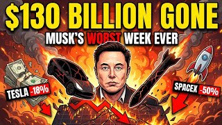 Musk Just Lost $130 Billion in a Week — Tesla and SpaceX Are Both Crashing