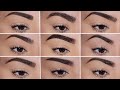 How To: 9 Different Eyebrow Styles & How they TRANSFORM your Face