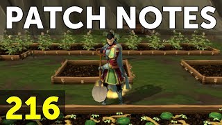 RuneScape Patch Notes #216 - 23rd April 2018