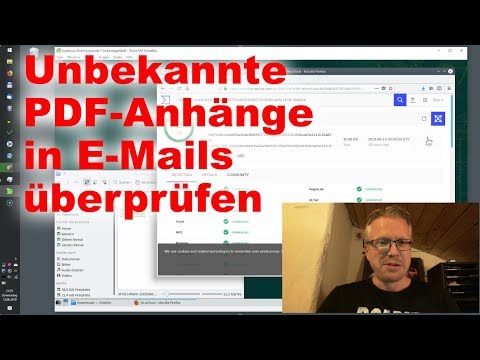 Unbekannte E-Mails mit PDF Anhang, was tun?