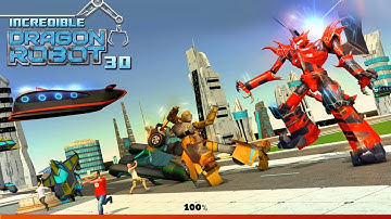 Incredible Dragon Robot 3D   Android GamePlay FHD