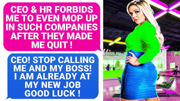 Boss Forgot Who I Am In His 6-BILLION-Dollar Company & Made Me Quit. CEO, STOP CALLING US ! r/EP