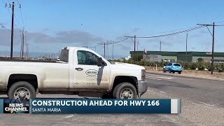 $2.5 million dollar road project will close Highway 166 and Black Road