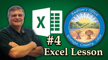 Excel Lesson#4 - Formulas & Functions The Basics