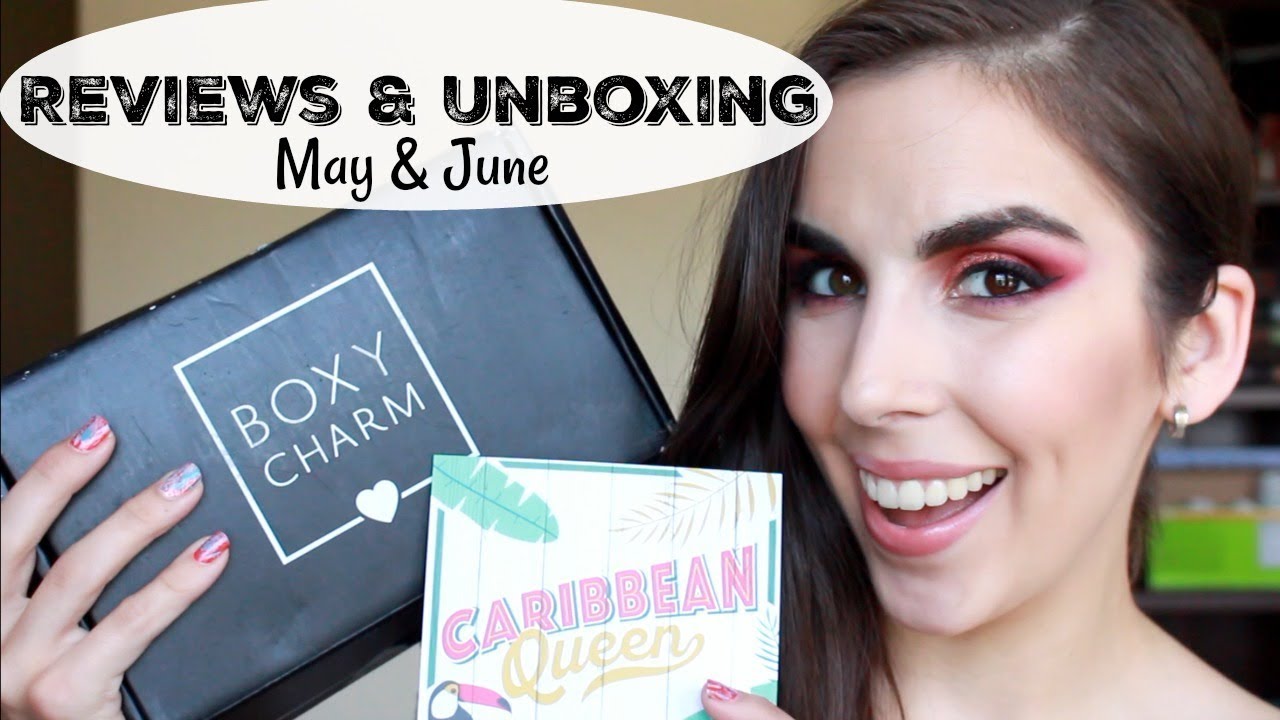 Boxycharm Unboxing & Reviews | Alamar, OFRA, Luxie, Sol De Janeiro | May & June 2018 | Katie Marie