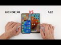 Honor X8 vs A32 | SPEED TEST