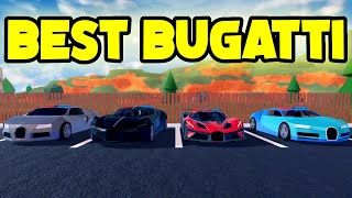 What's The Best Bugatti in Roblox Jailbreak?