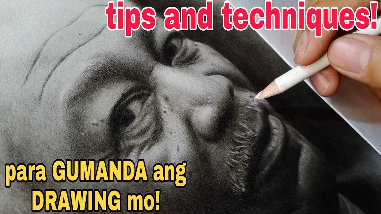 How to Draw Realistic Portrait | Create realistic texture - YouTube