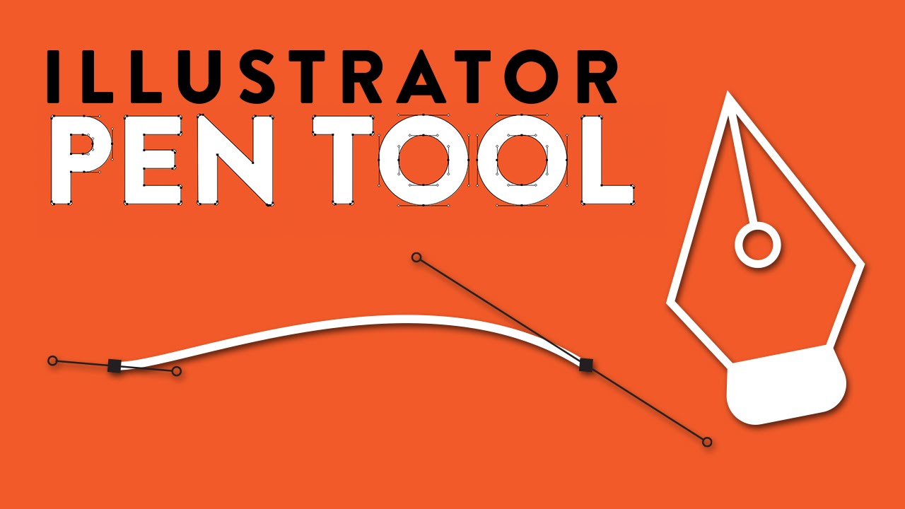 How To Use Pen Tool In Illustrator Youtube All