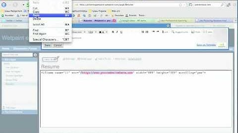 Adding your GoogleDocs Resume to your e-Portfolio
