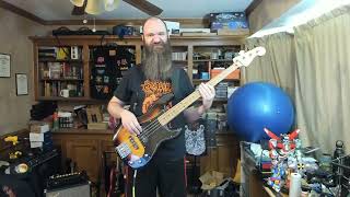 Mastodon - Blood and Thunder (bass cover)