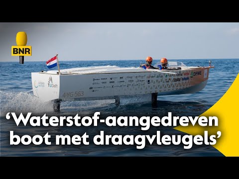 TU Delft onthult nieuwe waterstofboot: Eerste die de Noordzee oversteekt