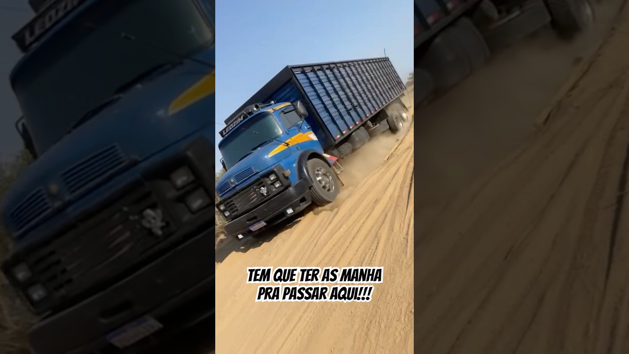⁣Tem que ter as manha pra passar aqui!!! #caminhao #mercedes #boiadeiro #boi #pecuaria #shorts #yt