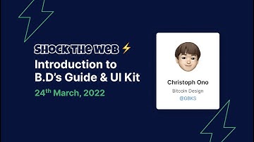 Introduction to Bitcoin Design