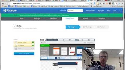 How to set up signup forms in Aweber