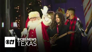 Rain can't dampen spirits at Dallas Christmas kickoff