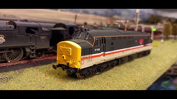 Class 37, a true British icon running on a loft model train railway.