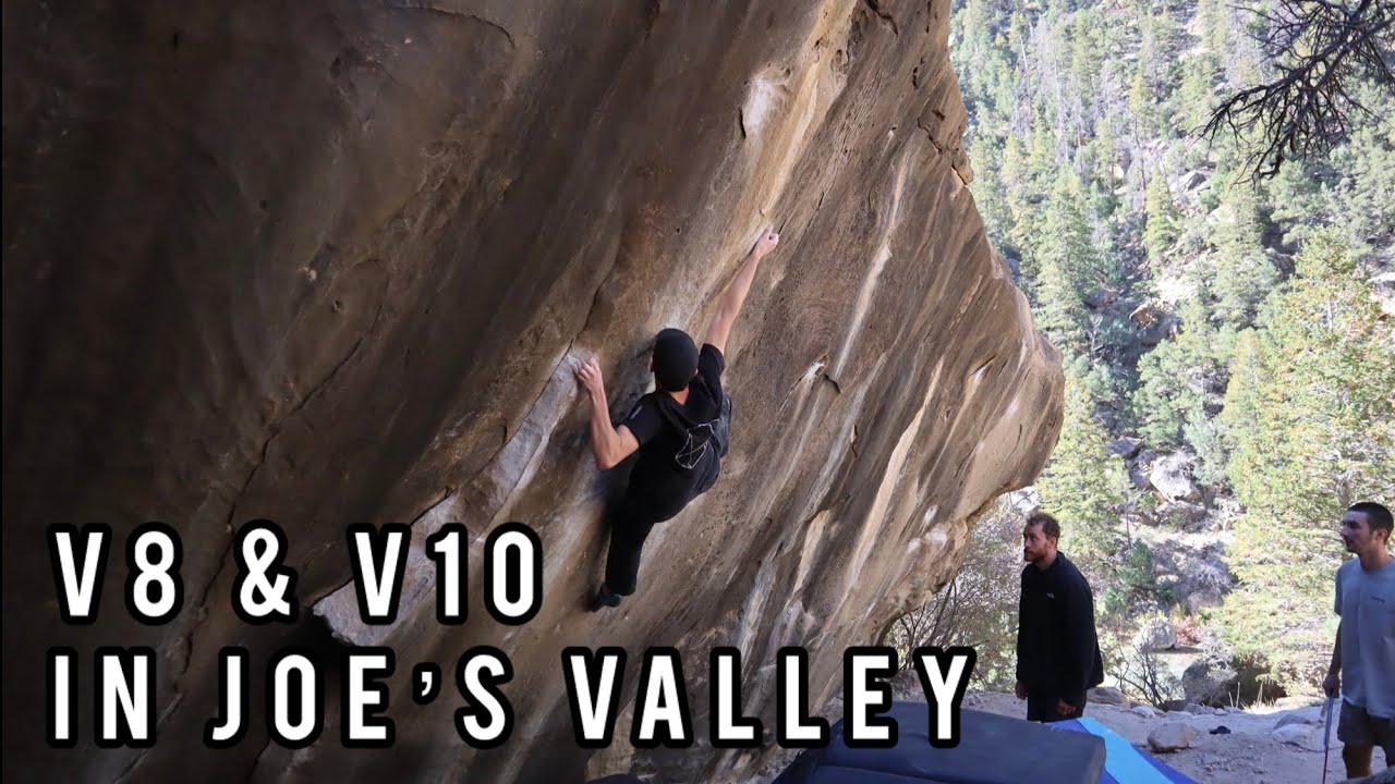 v8 & v10 In Joe's Valley // Fall 2024 Joe's Valley Bouldering Season
