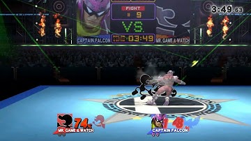 Mr. Game & Watch: Reckless edge-guarding