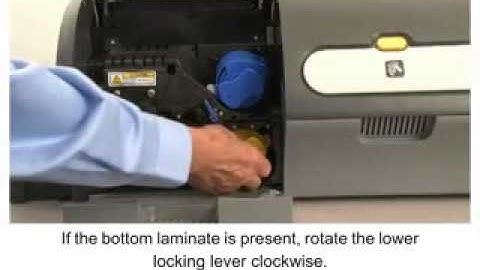 ZXP Series 7 - How To Load Laminate